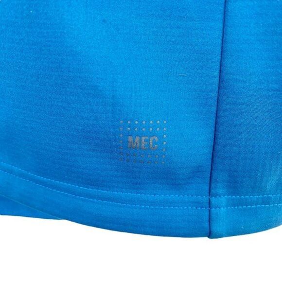 MEC MEN'S Blue Active by Nature Soft Shell Mock Neck Full Zip Vest US L - Picture 7 of 11